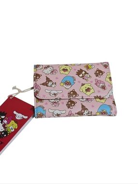 Loungefly Hello Kitty Friends Sweet Treat Mini Flap Wallet Sanrio NWT